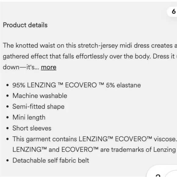 BODEN Short Sleeve Paisley Print Dress, Size 12, NWT - Picture 15 of 15